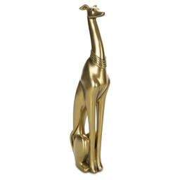 Eurofirany Figurka dekoracyjna Dog 02 13x9x48 Pies złota