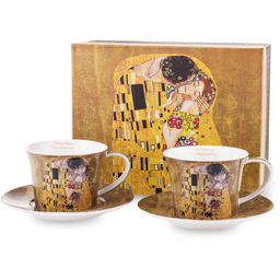 Komplet filiżanka z podstawką 2 + 2 Gustav