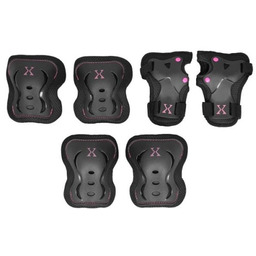 ZESTAW OCHRANIACZY H320 CZARNO-RÓŻOWY NILS EXTREME OUTLET