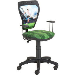 Krzesło Ministyle Black Piłkarz dla dziecka do nauki