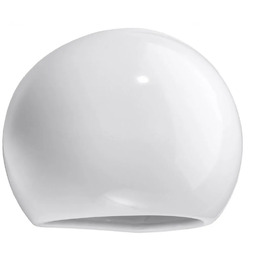 Lumes Ceramiczny okrągły kinkiet biały połysk W3-P41