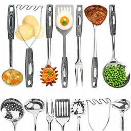Przybory Kuchenne Zestaw Przyborów Kuchennych Akcesoria 7el Stal