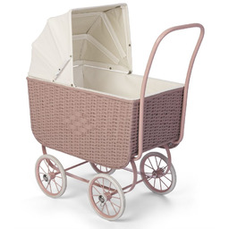 Wózek retro dla lalek Doll Pram Retro Rattan