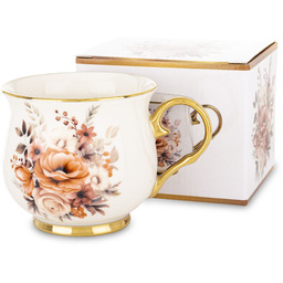 Kubek z porcelany kubek w kwiaty filiżanka