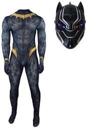 Strój Przebranie Czarna Pantera Skin Cosplay 152/158 +