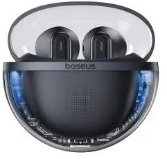 Baseus Bowie E5x Douszne Bluetooth 5.3 Czarny Słuchawki