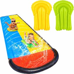 Ślizgawka Wodna Ślizg Wodny Podwójny Zjeżdzalnia Fontanna