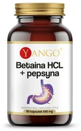Betaina HCL + pepsyna - 90 kaps Yango