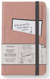 Bookaroo Notatnik Journal Pocket A6 - Pudrowy -