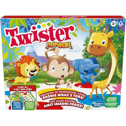 Hasbro Twister Junior Gra dla Dzieci, Wielokolorowy,