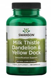 Swanson Milk Thistle Dandelion & Yellow Dock 120