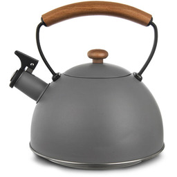 Orion Czajnik ze stali nierdzewnej z gwizdkiem WOODEN,