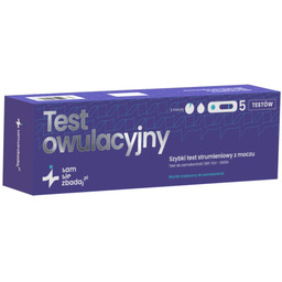 SamSięZbadaj.pl Test owulacyjny strumieniowy, 5 szt.