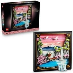 LEGO 31218 Art Japoński krajobraz z kwitnącą wiśnią