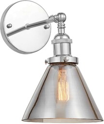 KINKIET LAMPA ŚCIENNA LOFT NUBI CHROM W1 LUMINA