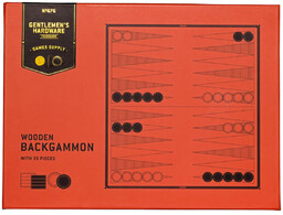 Wooden Backgammon, tryktrak, Gentlemen s Hardware