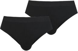Gładkie slipy męskie (2 pack) z dzianiny bambusowej