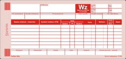 Wydanie materiału na zewnątrz Wz [Pu/Gm-120]