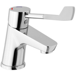 Bateria umywalkowa 15,4 cm dla niepełnosprawnych/ łokciowa, chrom