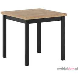 Stół kwadratowy ST25-FX Dąb craft złoty + czarny