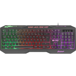 Klawiatura przewodowa Fury Hellfire 2 Francuska Gaming podświetlana
