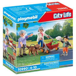 PLAYMOBIL, Dziadkowie z wnuczkiem, 70990