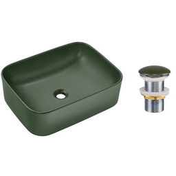 Umywalka nablatowa 50.5x38x15 cm + korek Click-Clack ,