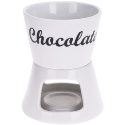 Zestaw do fondue porcelanowy 4 el.