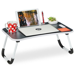 Stolik pod laptopa 26x63x40cm, czarno-biały