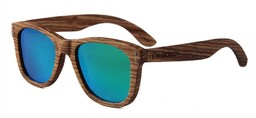 Drewniane okulary przeciwsłoneczne Niwatch Gemini Green