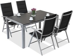 Zestaw ogrodowy aluminiowy polywood Verona dla 4 osób