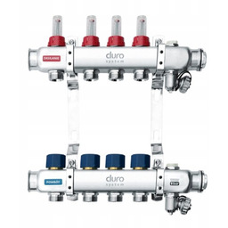 Rozdzielacz do podłogówki 1" R-7 sekcji Duro
