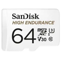 SANDISK High Endurance microSDXC 64GB V30 Karta pamięci