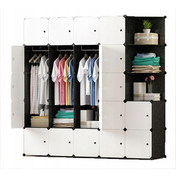 Modułowa Szafa Garderoba Wieszak Szafki Regał XXXL