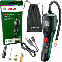 Mini kompresorek 10,3 bar latarka Bosch Easy Pump