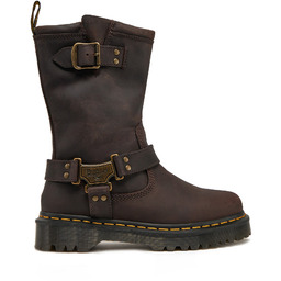 Botki Dr. Martens Anistone Tall Leather Biker31901201 Brązowy