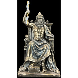 Władca nieba ZEUS na tronie z piorunem VERONESE