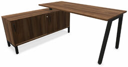 CS5040 biurko A-L 180 cm z sideboardem