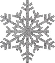 Podstawka pod kubek - Śnieżynka - 10 cm