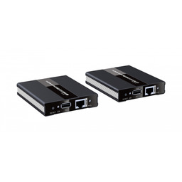 Techly 104790 KVM Extender HDMI+USB po skrętce Cat6,