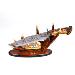 DUŻY KORDZIK MYŚLIWSKI POROŻE PREZENT DLA MYŚLIWEGO 38