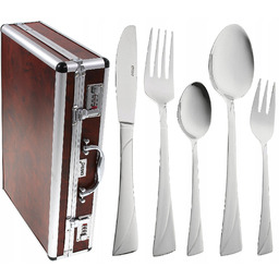 Komplet sztućców Kinghoff Satyna inox 72 el. Sztućce