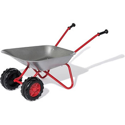 Rolly Toys Taczka dziecięca podwójne koło (kolor srebrny/czerwony,