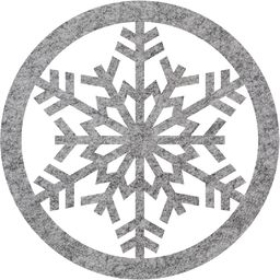 Podstawka pod kubek - Śnieżynka - 10 cm