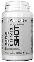 LAB ONE Enzymes SHOT, 60 kaps.