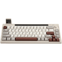 Klawiatura EPOMAKER RT65 Wisteria Linear Szaro-biały