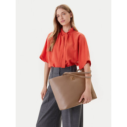 Torebka Tommy Hilfiger Th Modern Tote AW0AW17528 Beżowy