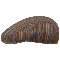 Kaszkiet Temberton Stripes by Lipodo, brązowy, cm