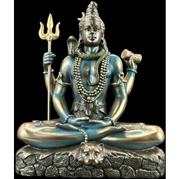 Figurka Siedzący hinduski SHIVA - symbol zniszczenia
