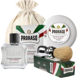 Zestaw do golenia na prezent - mydło, pędzel